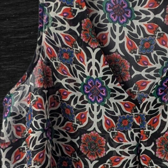 Old Navy High-Low Floral Blouse – Lightweight, Size M - Picture 4 of 8